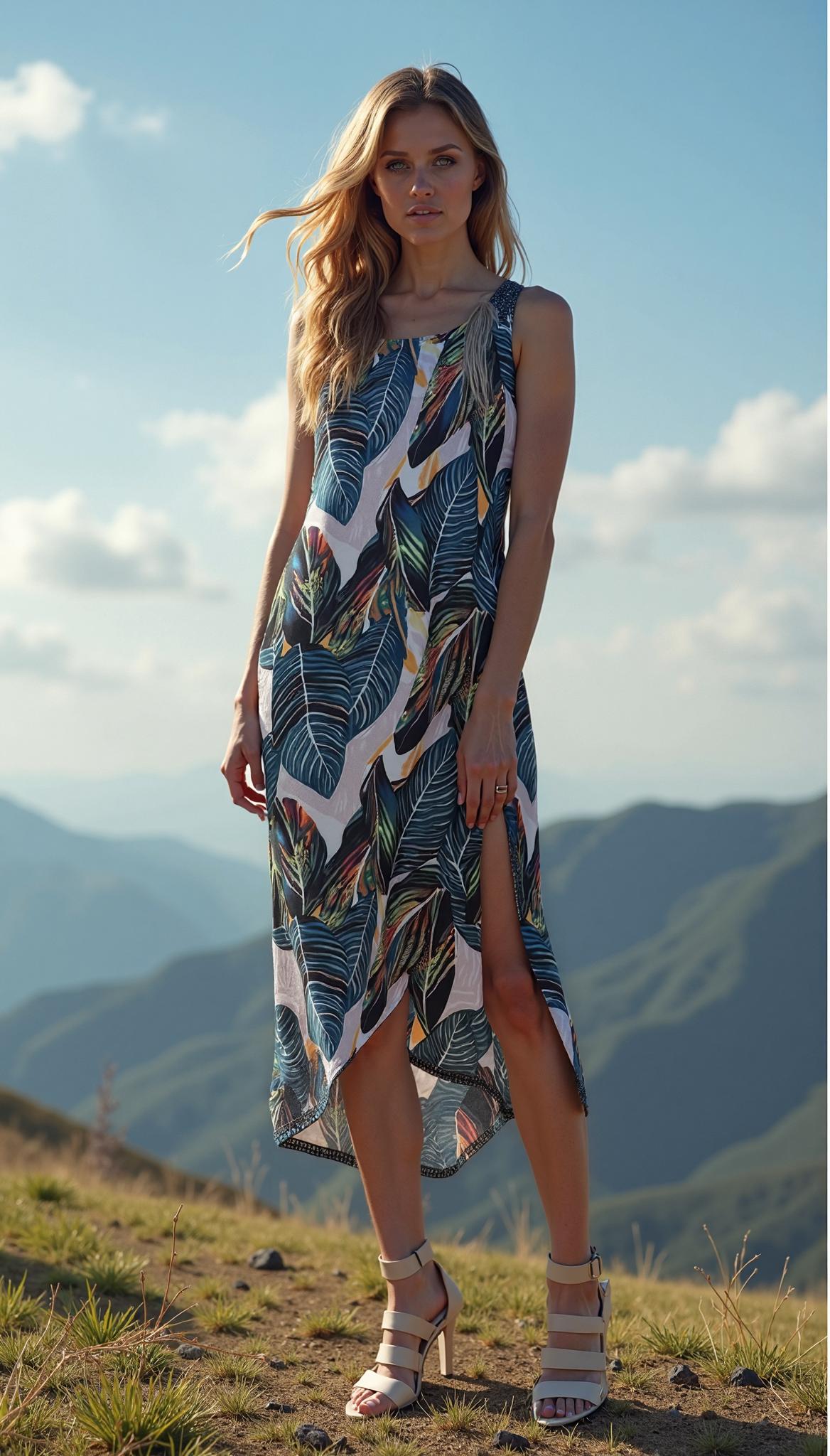 Sleeveless Loose Maxi Sundress