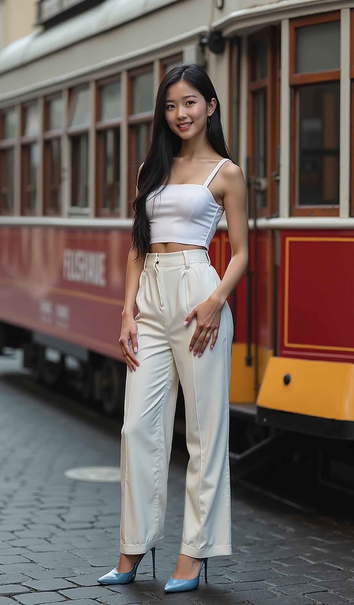 High Waist Wide Leg Pants