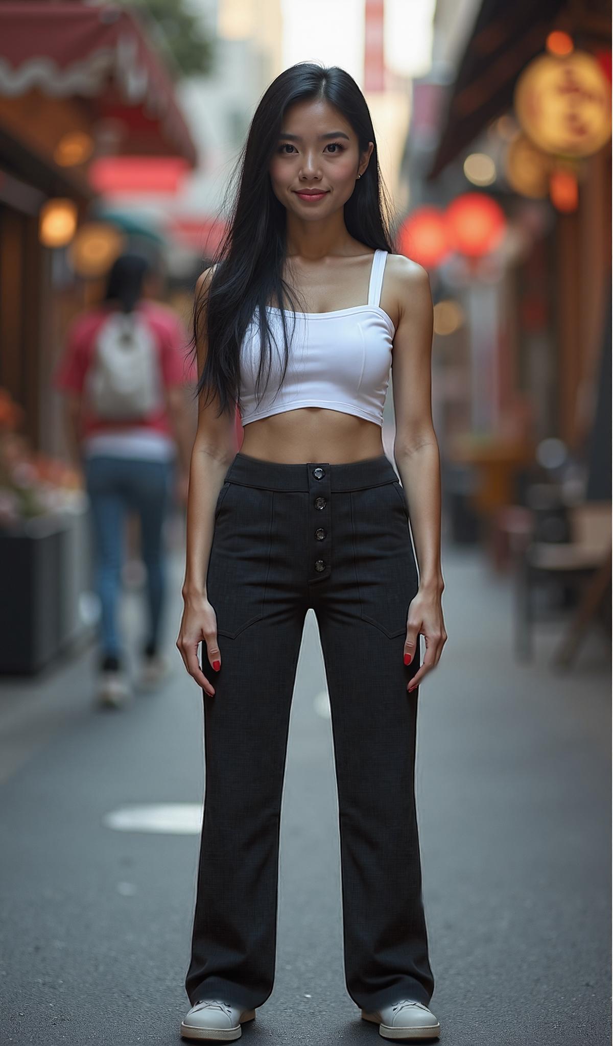 Stretchy Straight Leg Pants